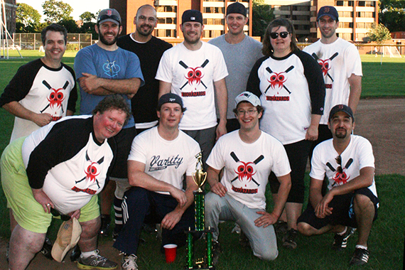 2011 Biohazards with their championship trophy.