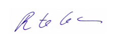 Ruth Lehmann's signature.